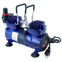 Shop All*DA400R Dual Head 1/4 H.P. Oil Less Compressor W/ Auto Shutoff - Miniature Marvels: Airplane Models & Painted Dice