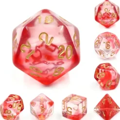 Shop All*Dargin Die Dice w/ Gold Numbers - Miniature Marvels: Airplane Models & Painted Dice