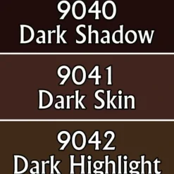 Paint<Dark Skin Tones: MSP Triads RPR 09714 - Miniature Marvels: Airplane Models & Painted Dice