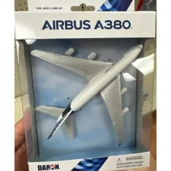 Airplane Model*Daron Airbus House A380 Single Plane - Miniature Marvels: Airplane Models & Painted Dice