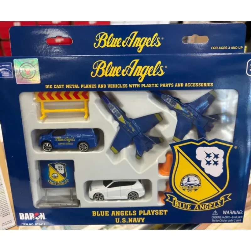 Airplane Model*Daron Blue Angels Playset - Miniature Marvels: Airplane Models & Painted Dice