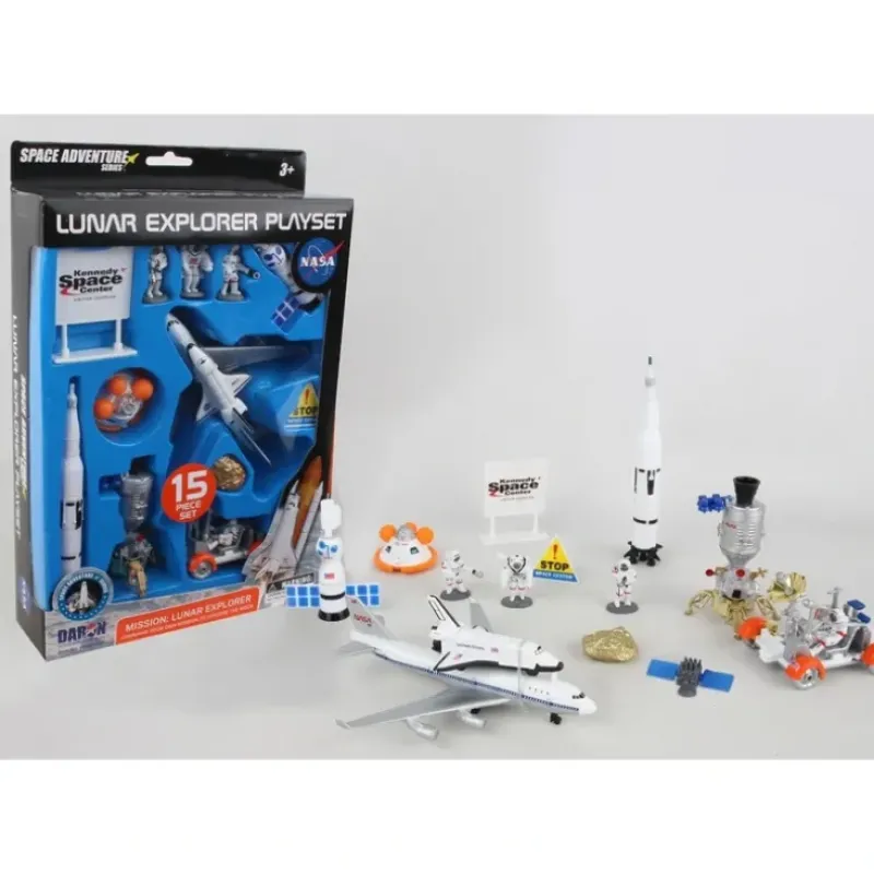 Airplane Model*Daron Space Adventure LUNAR EXPLORER PLAYSET RT38145K - Miniature Marvels: Airplane Models & Painted Dice