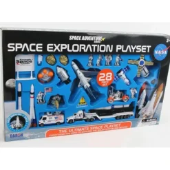Airplane Model*Daron Space Adventure SPACE EXPLORATION 28-PIECE PLAYSET RT38148K - Miniature Marvels: Airplane Models & Painted Dice