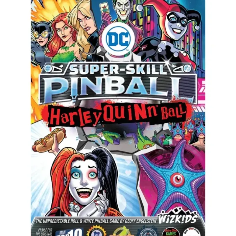 Shop All*DC Super-Skill Pinball: Harley Quinn Ball - Miniature Marvels: Airplane Models & Painted Dice