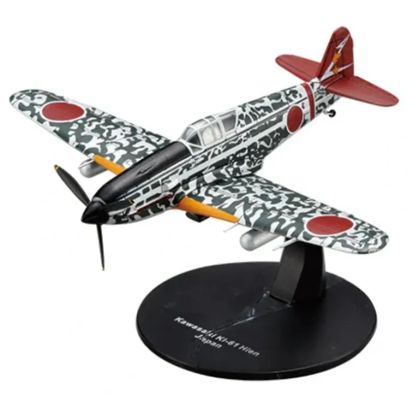 Airplane Model*De Agostini #8 1:72 Kawasaki Ki-61 Hien (Tony) - Capt. Teruhiko Kobayashi, 244th Sentai, Imperial Japanese Army Air Force, Chofu Air Base, 1945 - Miniature Marvels: Airplane Models & Painted Dice