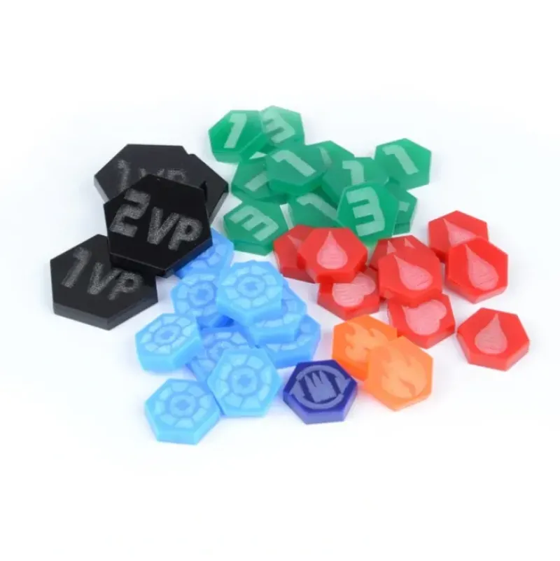 Shop All*Deadzone: Acrylic Counter Set MGE MGDZM30 - Miniature Marvels: Airplane Models & Painted Dice