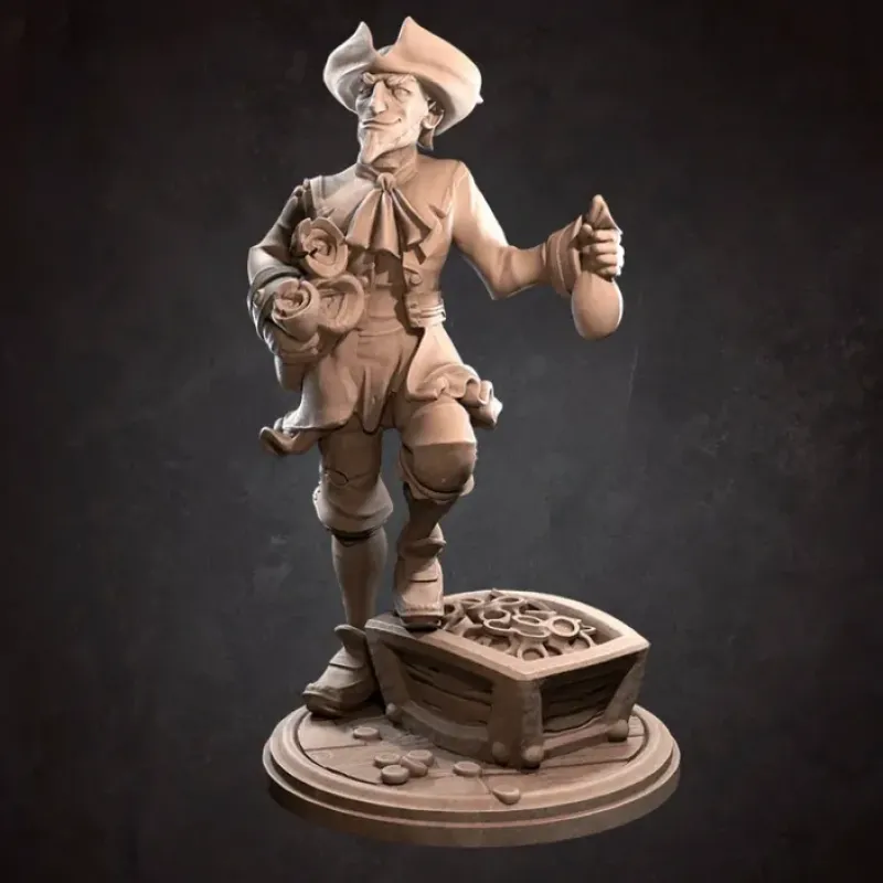 Miniature<Dealer - Miniature Marvels: Airplane Models & Painted Dice