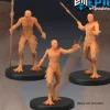 Miniature<Deep One Males - Miniature Marvels: Airplane Models & Painted Dice
