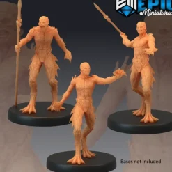 Miniature<Deep One Males - Miniature Marvels: Airplane Models & Painted Dice