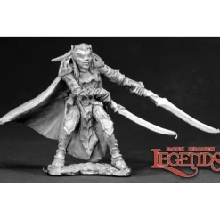 Miniature<Dellenin, Dark Elf Swordmaster: Dark Heaven Legends RPR 03318 - Miniature Marvels: Airplane Models & Painted Dice