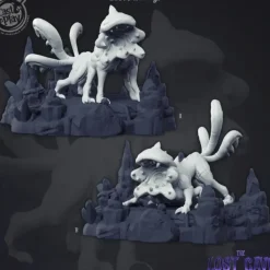 Miniature*Demon Dogs - Miniature Marvels: Airplane Models & Painted Dice
