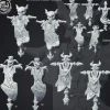 Shop All*Demon Hunter Banners - Miniature Marvels: Airplane Models & Painted Dice