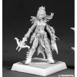 Miniature<Depora Azinrae, Dark Elf: Pathfinder RPR 60054 - Miniature Marvels: Airplane Models & Painted Dice