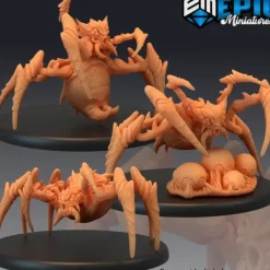 Miniature<Desert Spiders - Miniature Marvels: Airplane Models & Painted Dice