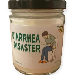 Egpull<DIARRHEA DISASTER Scented Candle - Fart Stink Ass Poop Bomb GaG Prank Joke Gift - Miniature Marvels: Airplane Models & Painted Dice