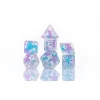 Dice<Dice Set: Cotton Candy Glowworm SDZ 0006-04 - Miniature Marvels: Airplane Models & Painted Dice