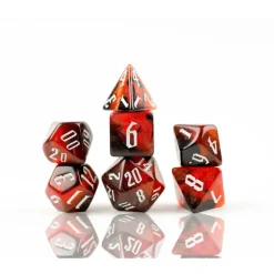 Dice<Dice Set: Fire Nebula SDZ 0013-02 - Miniature Marvels: Airplane Models & Painted Dice