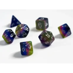 Dice<Dice Set: Pink + Green + Blue SDZ 0002-07 - Miniature Marvels: Airplane Models & Painted Dice