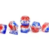 Dice<Dice Set: Star Spangled Banner SDZ 0005-05 - Miniature Marvels: Airplane Models & Painted Dice