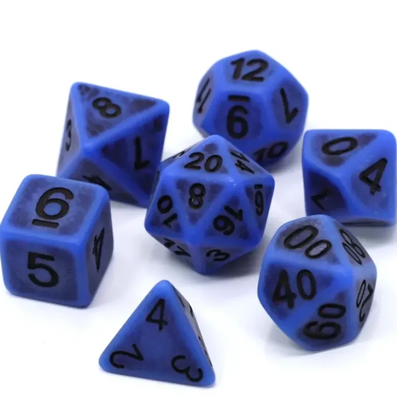 Shop All*Die Hard Dice - Ancient Cobalt - Miniature Marvels: Airplane Models & Painted Dice