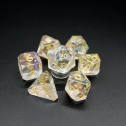 Shop All*Die Hard Dice - Avalore Prismatic Sunlight - Miniature Marvels: Airplane Models & Painted Dice
