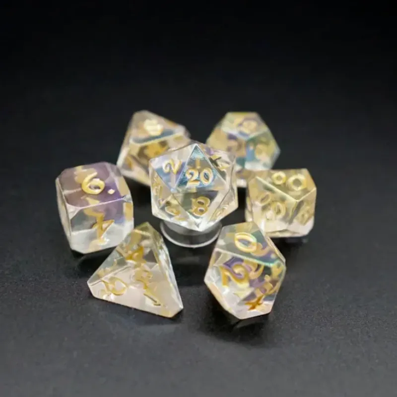 Shop All*Die Hard Dice - Avalore Prismatic Sunlight - Miniature Marvels: Airplane Models & Painted Dice