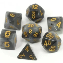Shop All*Die Hard Dice - Black Ice - Miniature Marvels: Airplane Models & Painted Dice