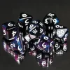 Shop All*Die Hard Dice - Elessia Moonstone Deepwalker w/ White Numbers - Miniature Marvels: Airplane Models & Painted Dice