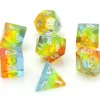 Shop All*Die Hard Dice - Translucent Sunrise Gradient - Miniature Marvels: Airplane Models & Painted Dice