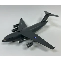 Airplane Model*Diecast Pull-Back Toy C-17 Globemaster III USAF Lights and Sounds - Miniature Marvels: Airplane Models & Painted Dice