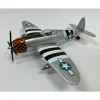 Airplane Model*Diecast Pull-Back Toy P-47 Thunderbolt - Miniature Marvels: Airplane Models & Painted Dice