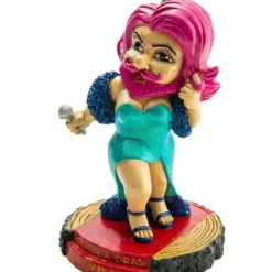 Egpull<Diva Drag Queen Garden Gnome - Pride Outdoor Sculpture-Figurine-Statue Big Mouth - Miniature Marvels: Airplane Models & Painted Dice