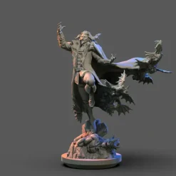 Miniature<Dracula - Miniature Marvels: Airplane Models & Painted Dice