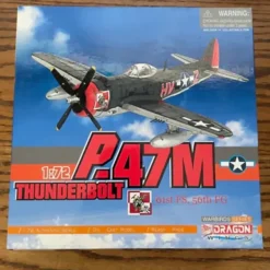 Airplane Model*Dragon Models 50089 1:72 P-47M Thunderbolt 56th FG - Miniature Marvels: Airplane Models & Painted Dice