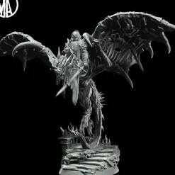 Miniature<Dragon Rider - Miniature Marvels: Airplane Models & Painted Dice