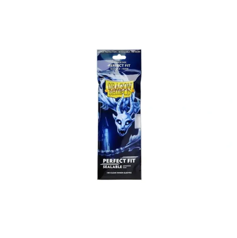 Shop All*Dragon Shield: Japanese (100) Perfect Fit Sealable - Clear ATM 13251 - Miniature Marvels: Airplane Models & Painted Dice