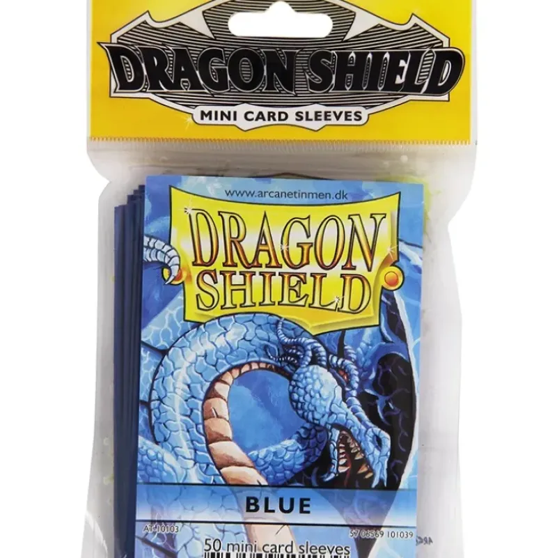 Shop All*Dragon Shield: Japanese Mini (50) Blue "Drasmorx" ATM 10103 - Miniature Marvels: Airplane Models & Painted Dice