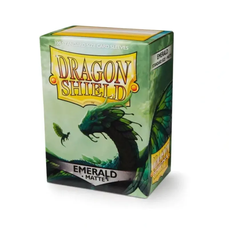 Shop All*Dragon Shield: Matte (100) Emerald "Rayalda" ATM 11036 - Miniature Marvels: Airplane Models & Painted Dice