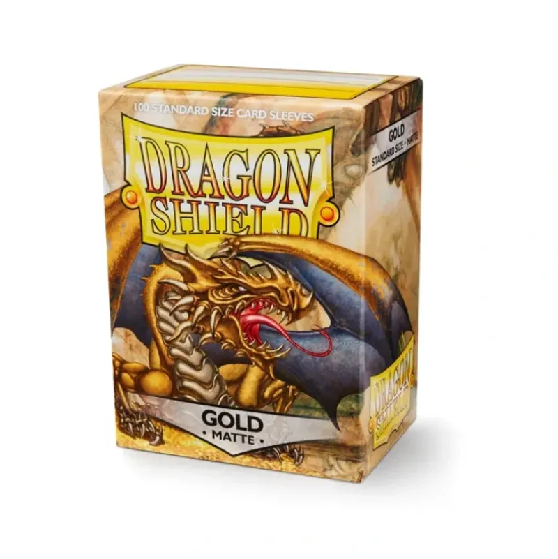 Shop All*Dragon Shield: Matte (100) Gold "Gygex" ATM 11006 - Miniature Marvels: Airplane Models & Painted Dice