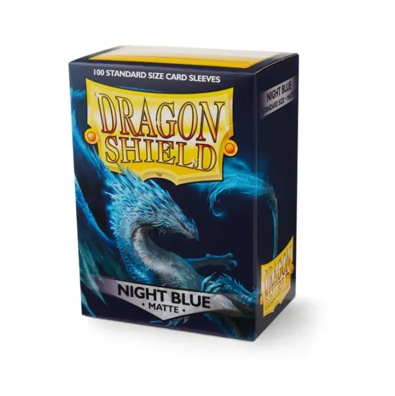 Shop All*Dragon Shield: Matte (100) Night Blue "Botan" ATM 11042 - Miniature Marvels: Airplane Models & Painted Dice