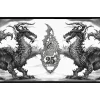 Shop All*Dragon Shields: Playmat - 25th Anniversary (DISPLAY 20) - Miniature Marvels: Airplane Models & Painted Dice