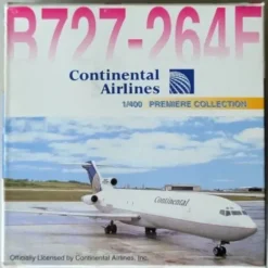 Airplane Model*Dragon Wings 55188 1:400 Continental Airlines Boeing 727-264F - Miniature Marvels: Airplane Models & Painted Dice