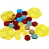 Shop All*Dreadball: Xtreme Premium Acrylic Counters (Yellow) MGE MGDBX04-2 - Miniature Marvels: Airplane Models & Painted Dice