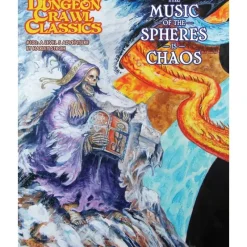 Shop All*Dungeon Crawl Classics RPG: #100 - The Music of the Spheres is Chaos Boxed Set - Miniature Marvels: Airplane Models & Painted Dice