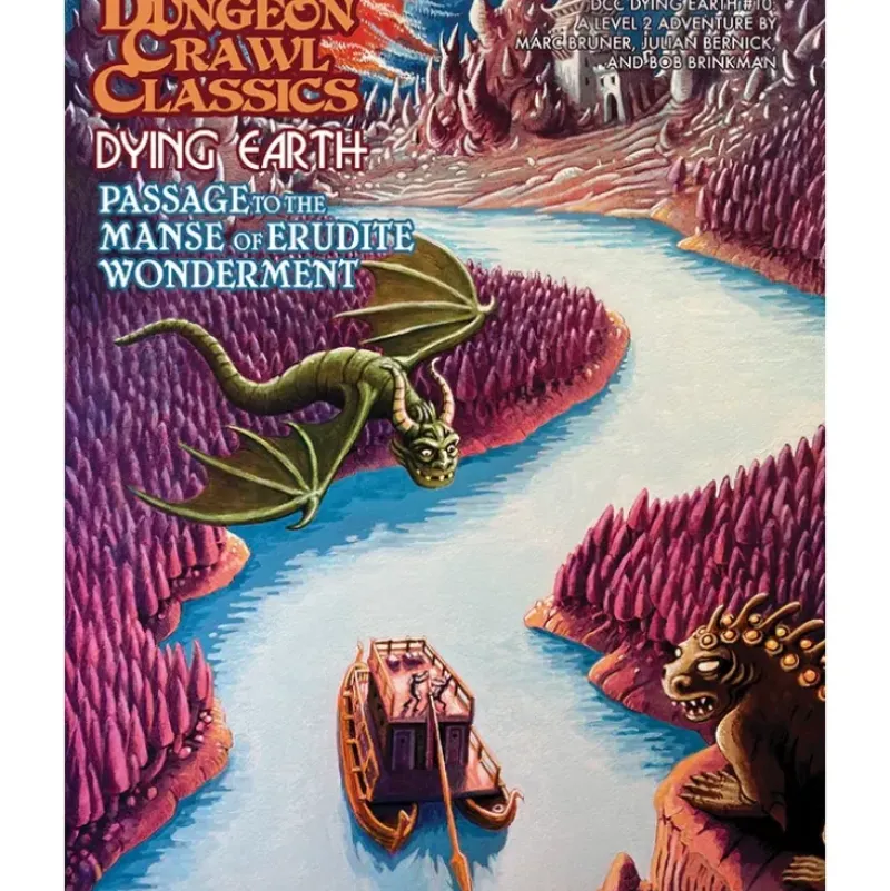 Shop All*Dungeon Crawl Classics RPG: Dying Earth - #010 Passage to the Manse of Erudite Wonderment - Miniature Marvels: Airplane Models & Painted Dice