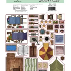 Shop All*Dungeon Dressing: Market Square R4I 45108 - Miniature Marvels: Airplane Models & Painted Dice