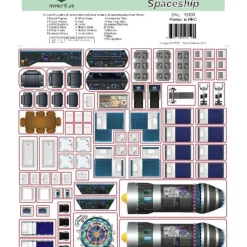 Shop All*Dungeon Dressing: Spaceship R4I 45109 - Miniature Marvels: Airplane Models & Painted Dice