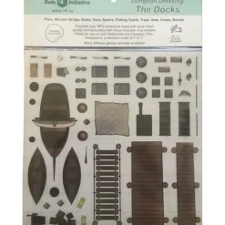 Shop All*Dungeon Dressing: The Docks - Miniature Marvels: Airplane Models & Painted Dice