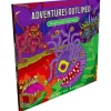 Shop All*Dungeons & Dragons: Adventures Outlined Coloring Book WOC C60350000 - Miniature Marvels: Airplane Models & Painted Dice