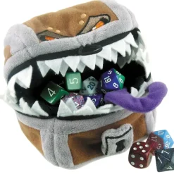 Accessories<Dungeons & Dragons: Mimic Gamer Pouch - Miniature Marvels: Airplane Models & Painted Dice